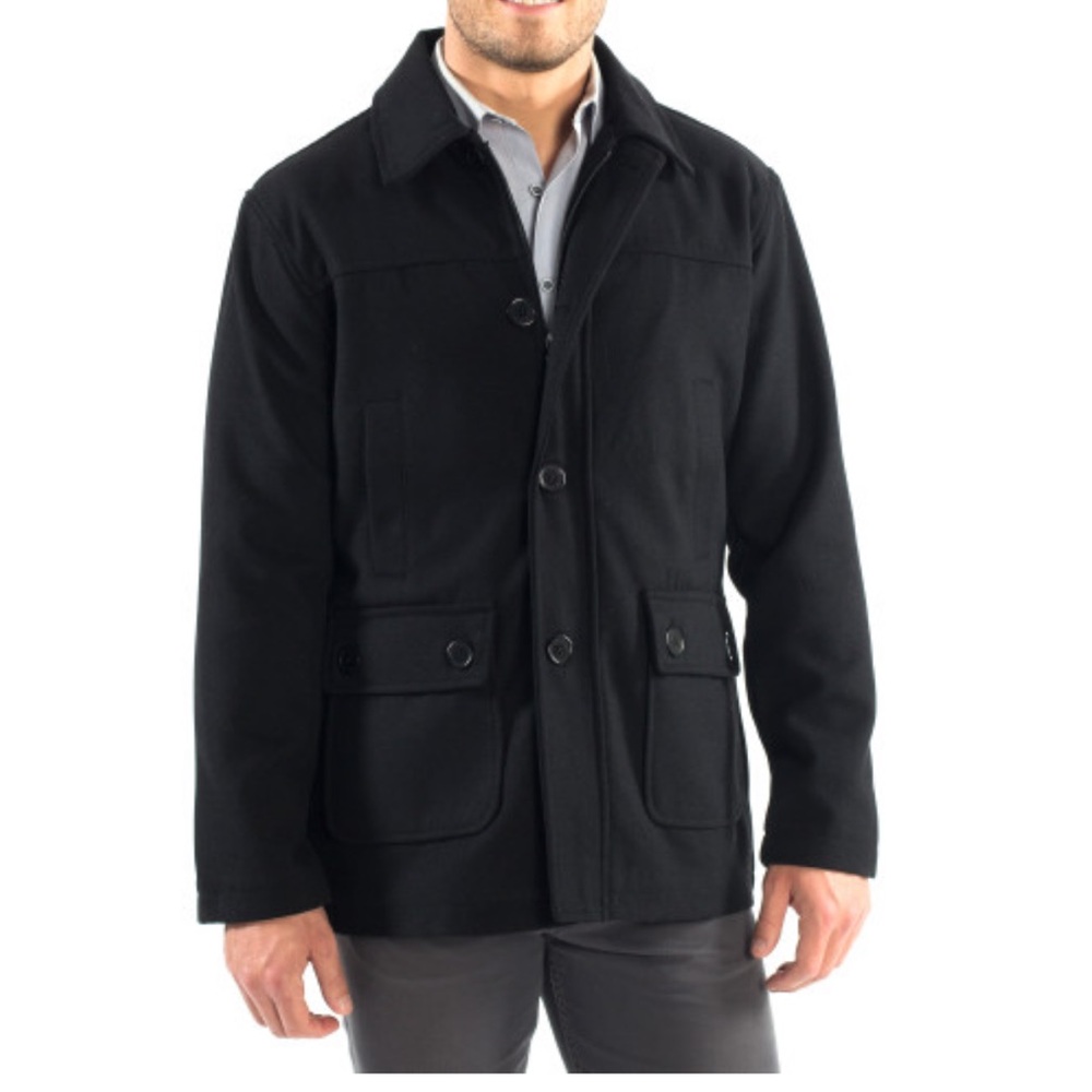 Alpine Swiss Wyatt Classic Wool Barn Coat